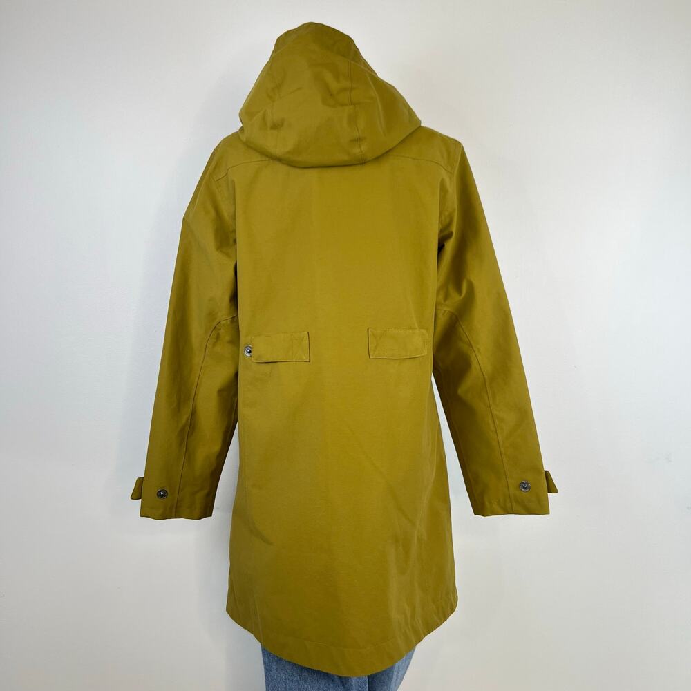 Seasalt Cornwall RAIN Coverack Waterproof Yellow Green Pear Rain Coat Jacket (8) - Picture 5 of 16